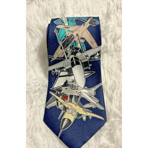Vintage A. Roger’s Air Force 100% Polyester Tie New With Tags